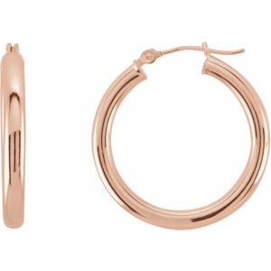Tube Hoop Earrings