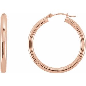 Tube Hoop Earrings