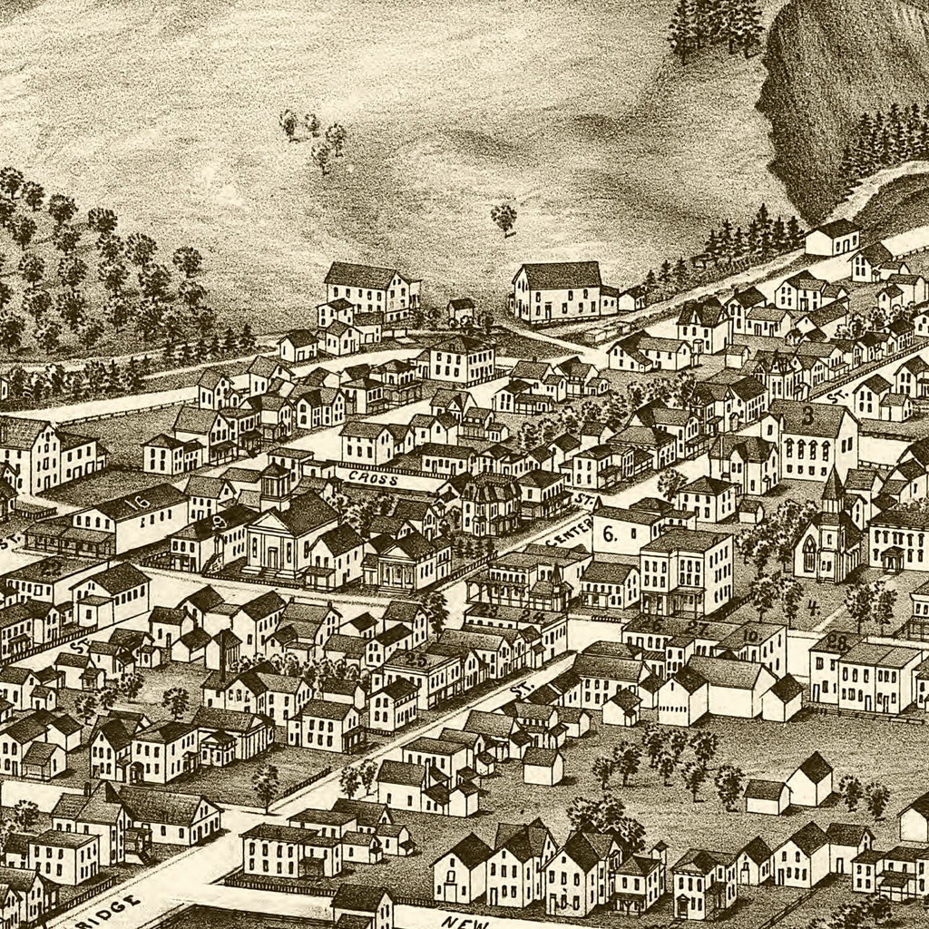 Vintage Map of St. Johnsville, New York 1890