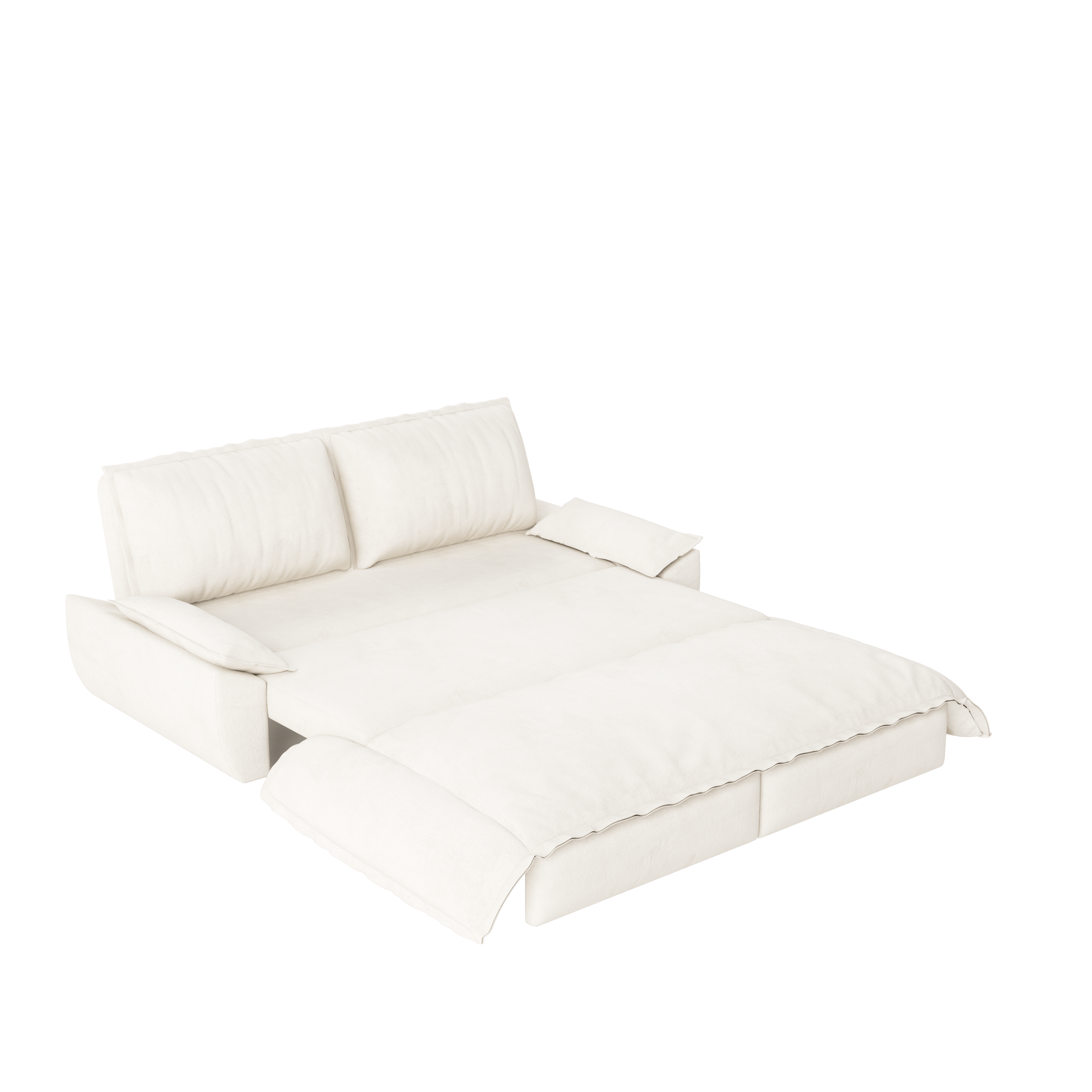 73.2' Queen Pull Out Sofa Bed,3-in-1 Convertible Sleeper Sofa,Multi-Functional Velvet Loveseat Bed