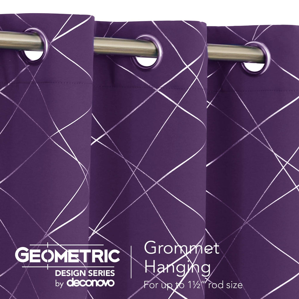 Geometric Blackout Curtains, 2 Panels