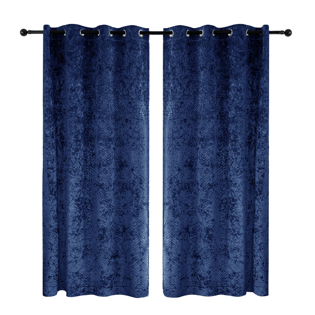 Double Layer Velvet Door Curtain, 100% Blackout, 1 Panel