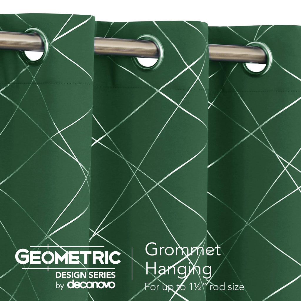 Geometric Blackout Curtains, 2 Panels