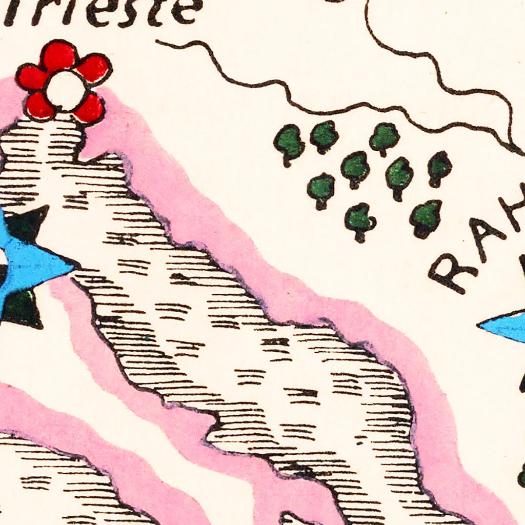 Vintage Map of Europe, 1931