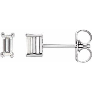 14K White Gold 1/4 CTW Lab-Grown Diamond Stud Earrings