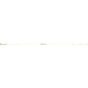 14K Yellow Gold Natural Ethiopian Opal Bar 6 1/2-7 1/2" Bracelet