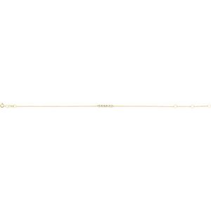 14K Yellow Gold 2 mm Round Cabochon Bar 6 1/2-7 1/2" Bracelet Mounting – image 2