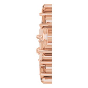 14K Rose Gold Branch Bar 6 1/2-7 1/2" Bracelet Mounting – image 6