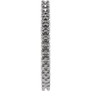 Sterling Silver 1.3 mm Round 17.63 mm Hoop Earring Mounting