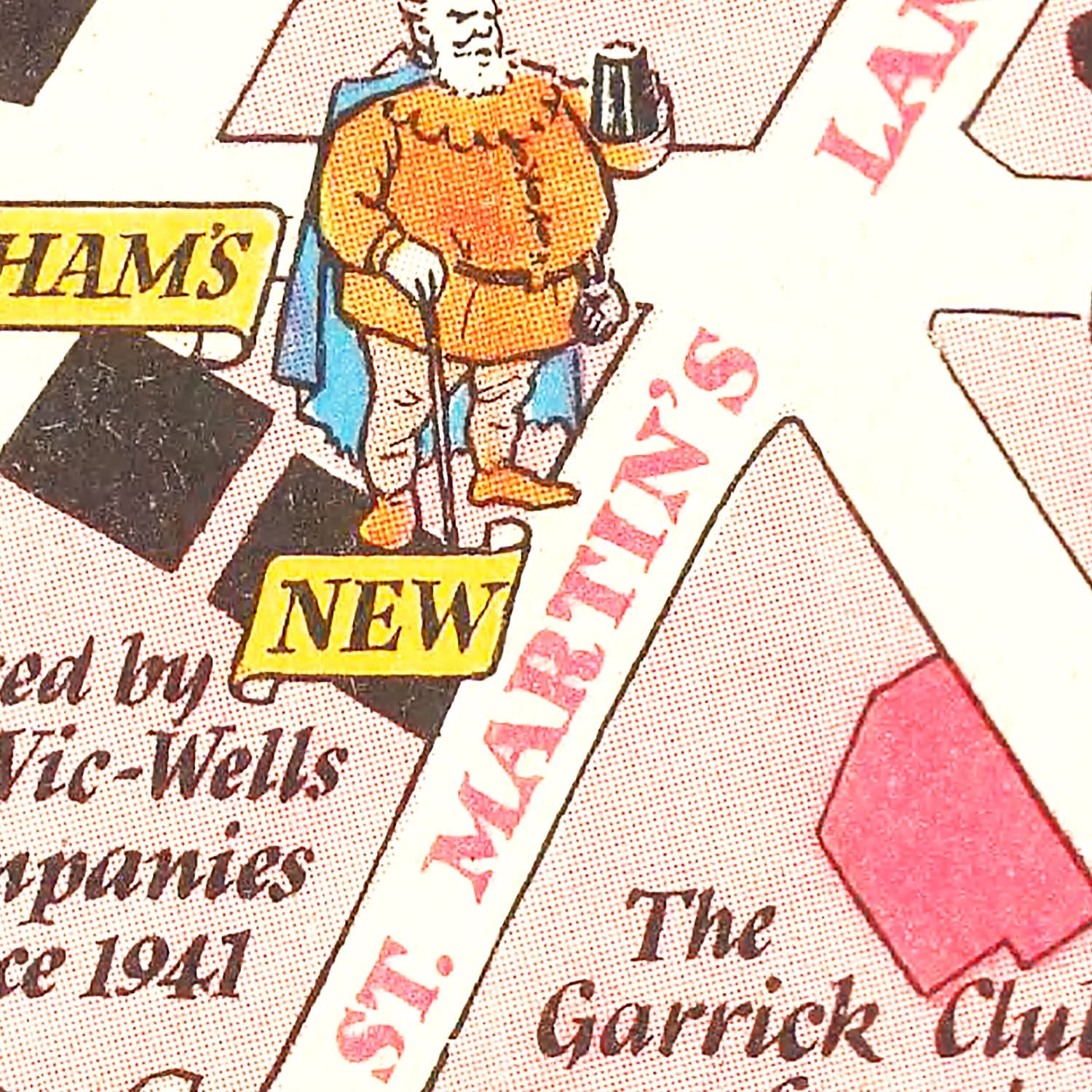 Vintage Map of Southwark, 1948