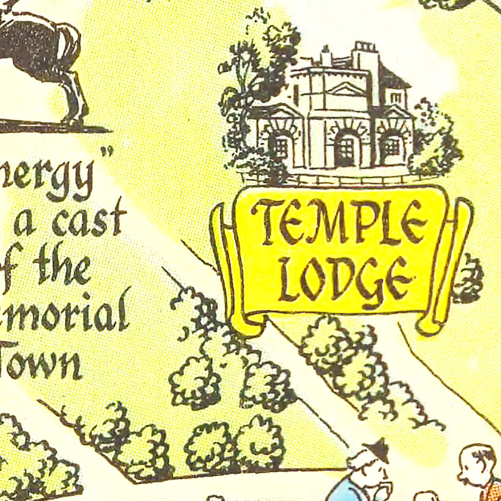 Vintage Map of Kensington Palace, 1948