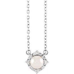Birthstone Halo-Style Necklace