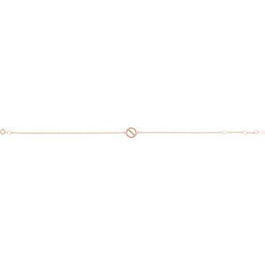 14K Rose Gold 1.2 mm Round Circle 6 1/2-7 1/2" Bracelet Mounting – image 2