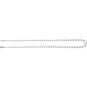 14K White Gold 6 3/4 CTW Lab-Grown Diamond Line 16" Necklace