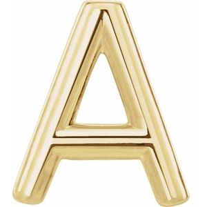 Single Initial Earring