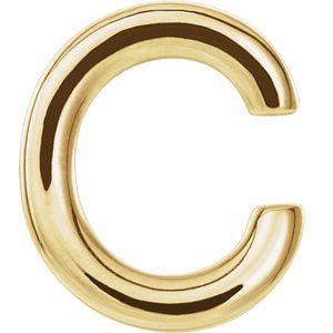 Single Initial Earring