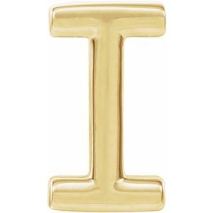 Single Initial Earring