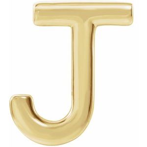 Single Initial Earring