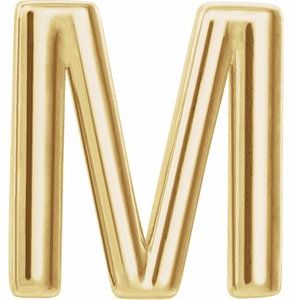 Single Initial Earring