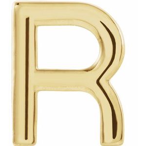 Single Initial Earring