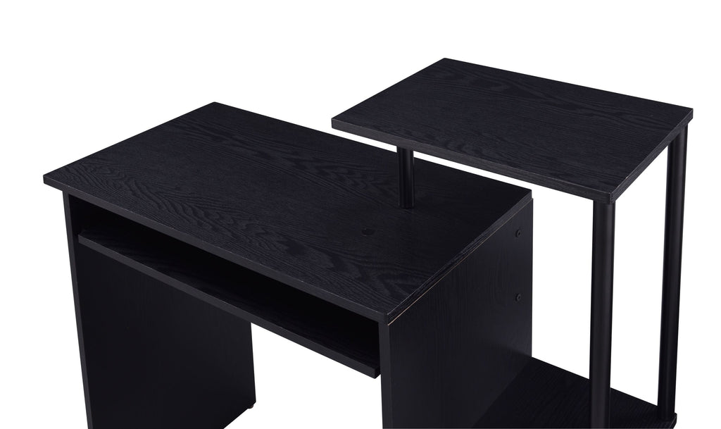 Lyphre Black Finish Computer Desk