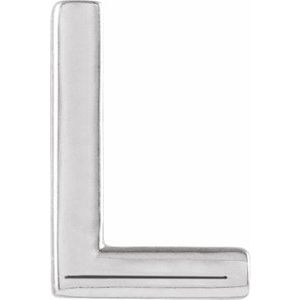 Single Initial Earring
