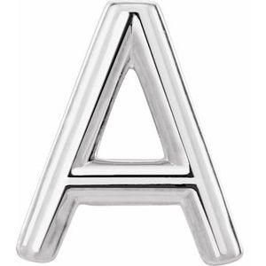 Single Initial Earring
