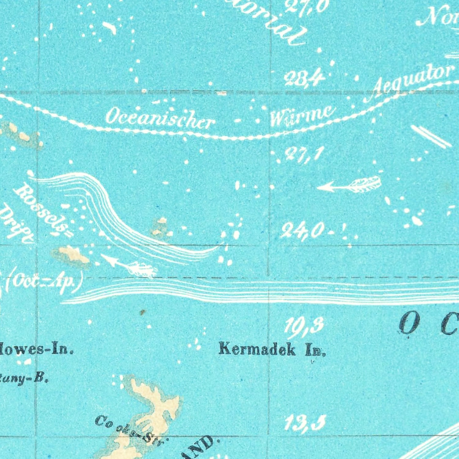 Erdkarte World Map, 1845