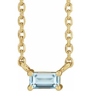 Solitaire Necklace