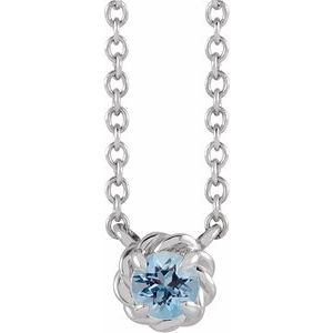 Claw-Prong Rope Necklace or Center