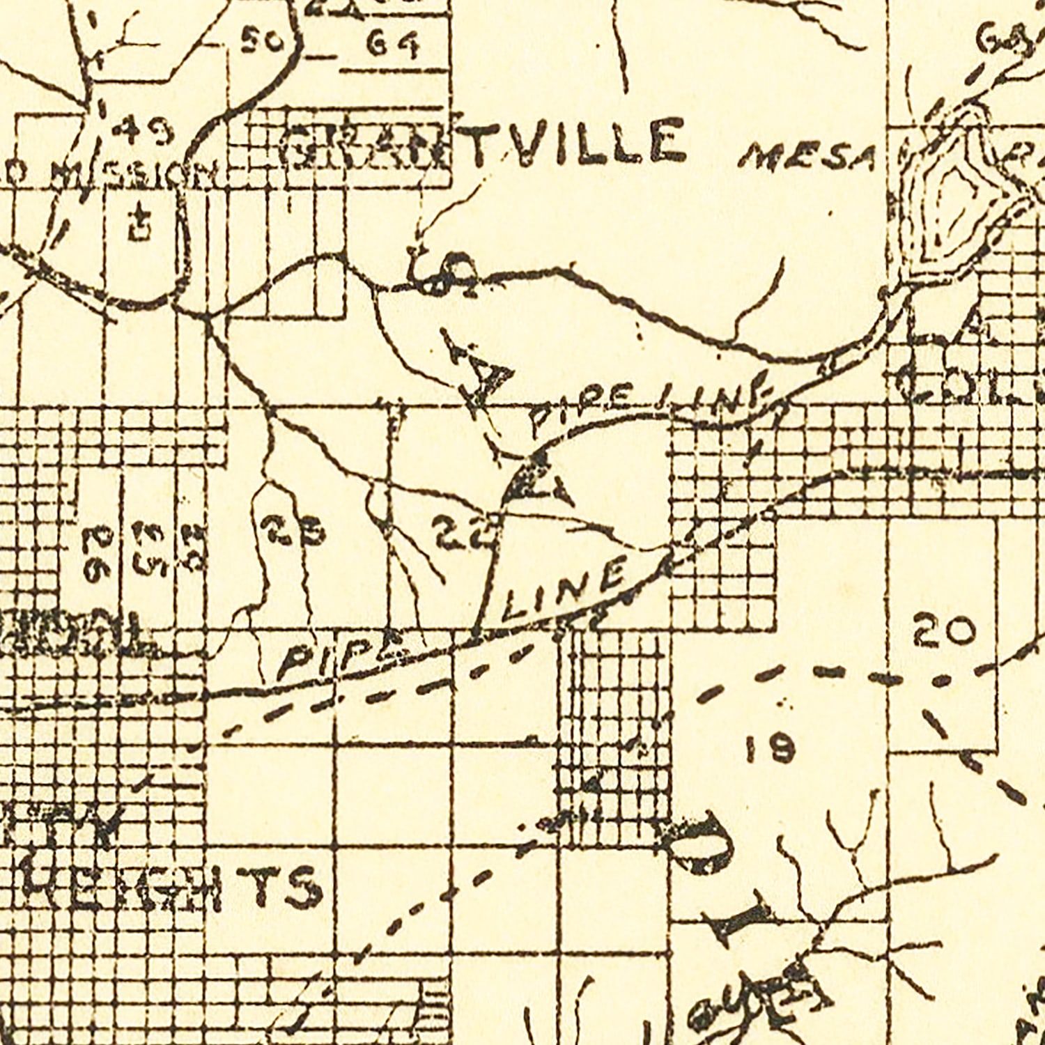 Vintage Map of San Diego, California 1895