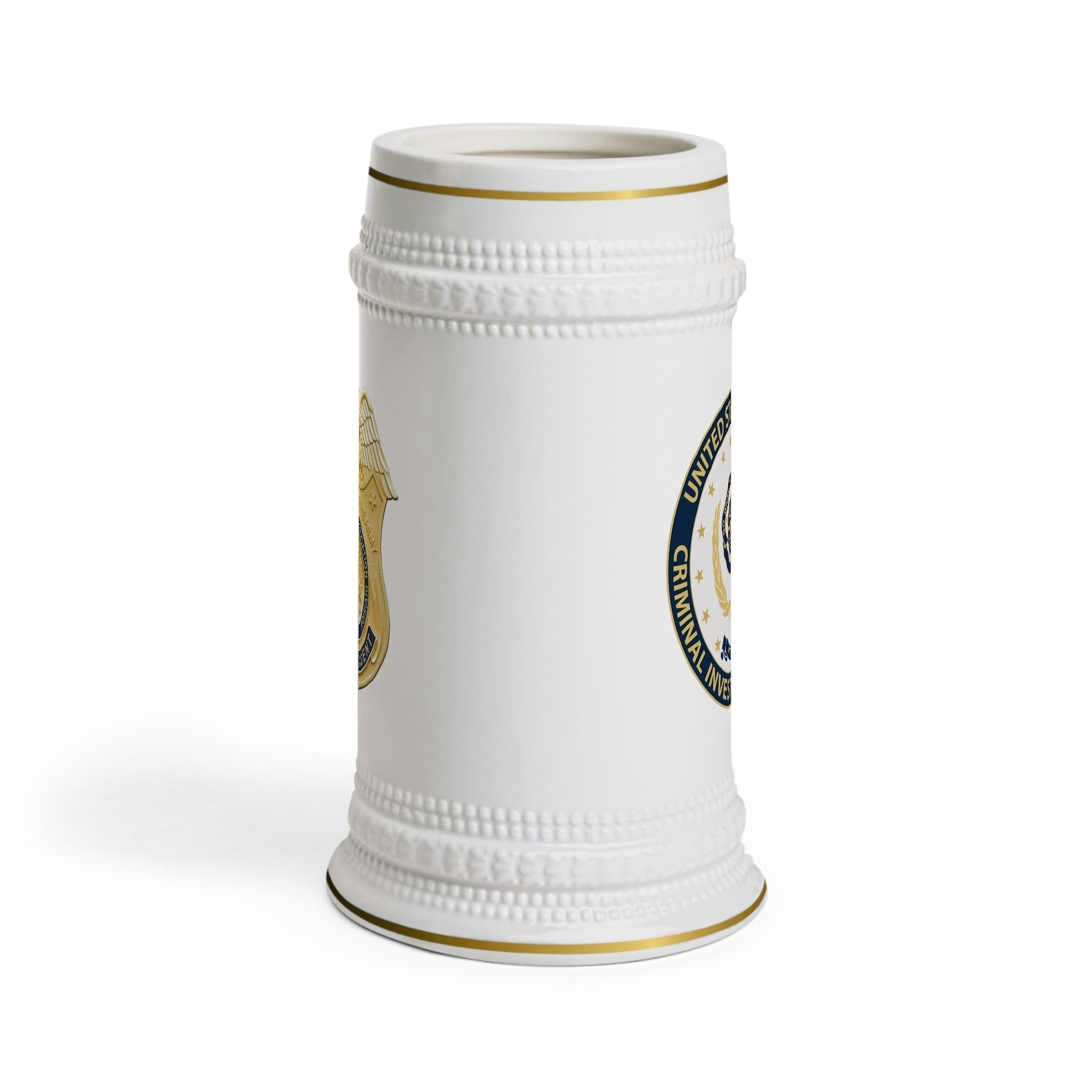 Army CID Badge and Seal Beer Stein Mug
