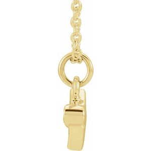 Petite Airplane Necklace