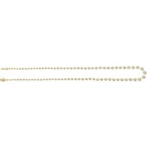 14K Yellow Gold 6 3/4 CTW Lab-Grown Diamond Line 16" Necklace