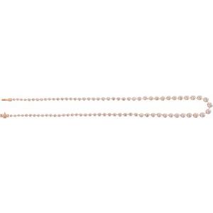 14K Rose Gold 6 3/4 CTW Lab-Grown Diamond Line 16" Necklace