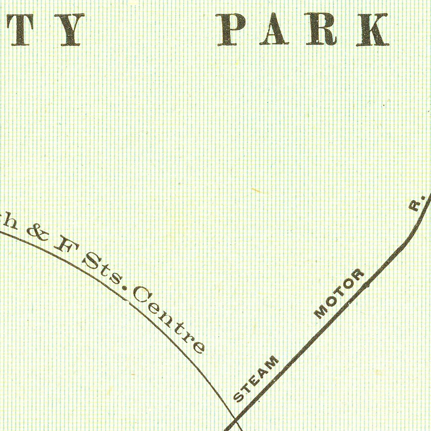 Vintage Map of San Diego, California 1912