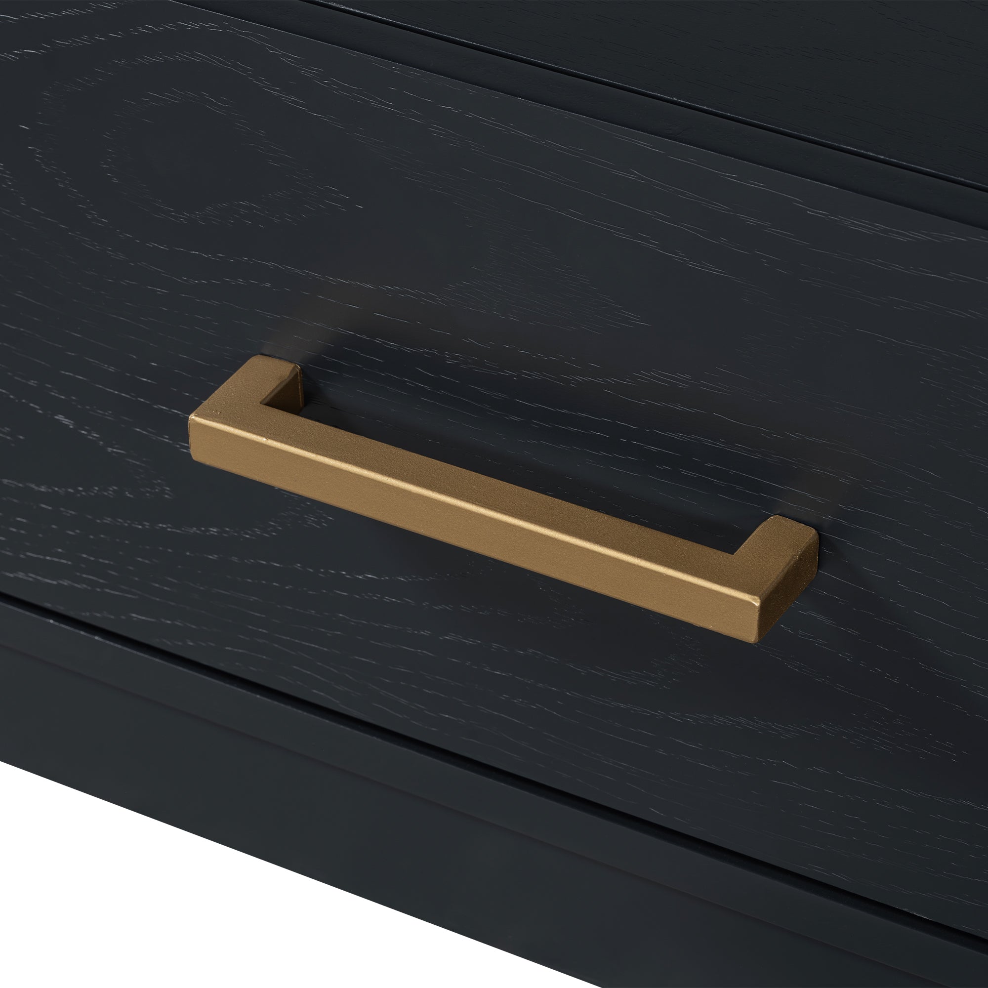 Mirod Stylish TV Stand with Ample Storage,Classic Design with Three Drawers and Spacious Surface,Minimalist Metal Handles,Versatile as TV Console or Side Cabinet