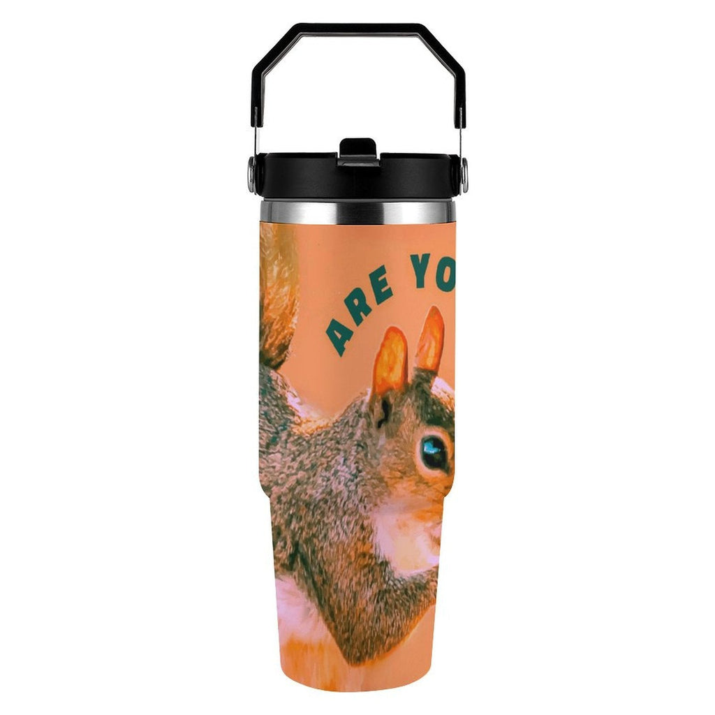 Are You Nuts? Squirrel 30 oz Water Bottle Tumbler
