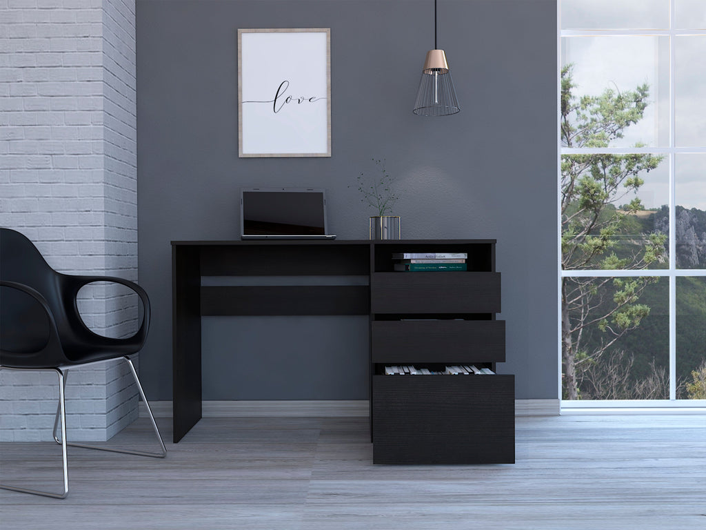 Louisiana Writing Computer Desk, Three Drawers