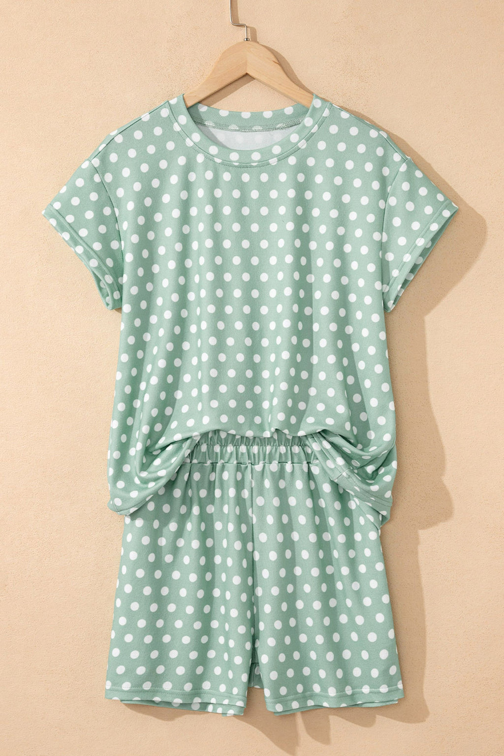 Polka Dot Short Sleeve Top & Shorts Set