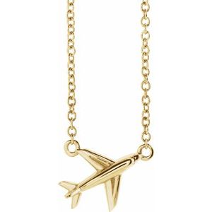 Airplane Necklace or Center