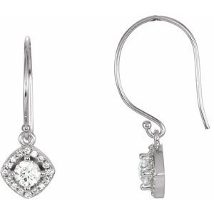 14K Yellow Gold 1 1/6 CTW Natural Diamond Earrings – image 3