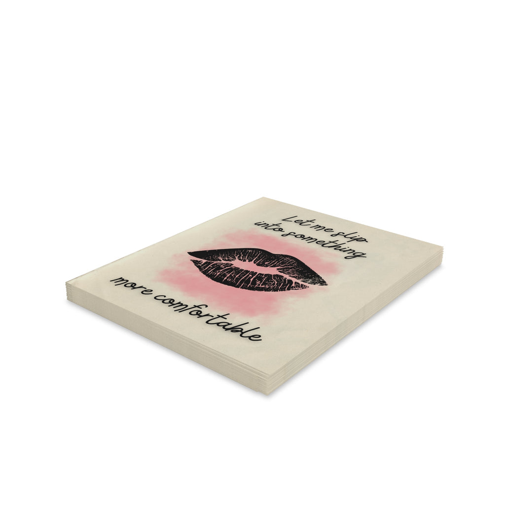 "Slip Into Something More Comfortable" Funny Snarky Greeting Cards