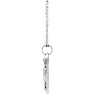14K White Snake 16-18" Necklace