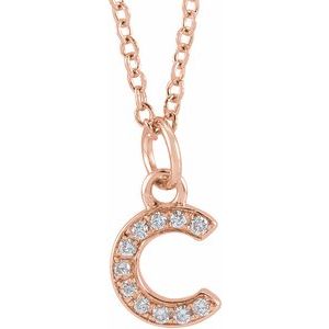 Petite Initial Necklace