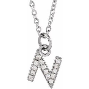 Petite Initial Necklace