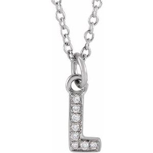 Petite Initial Necklace