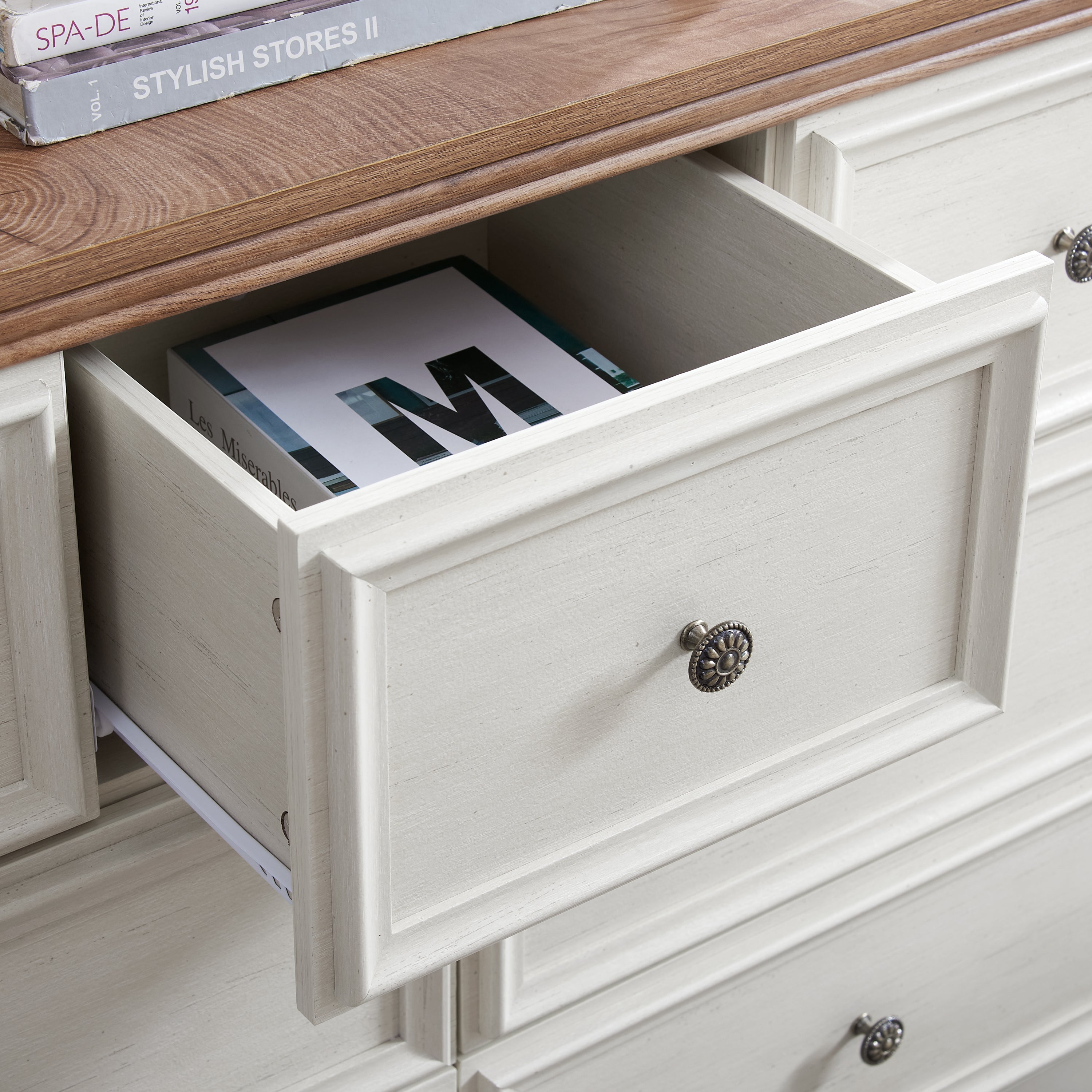 Modern 7 Drawers Dresser 7 Drawers Cabinet,Chest of Drawers Closet Organizers and Storage Clothes Storage Drawers Cabinet for Living Room, Farmhouse Dresser Organizer BEIGE