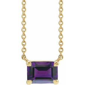 Claw-Prong Solitaire Necklace or Center