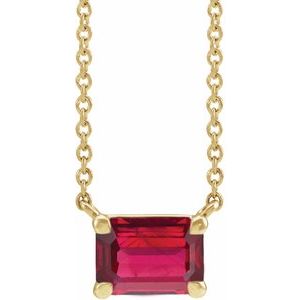Claw-Prong Solitaire Necklace or Center